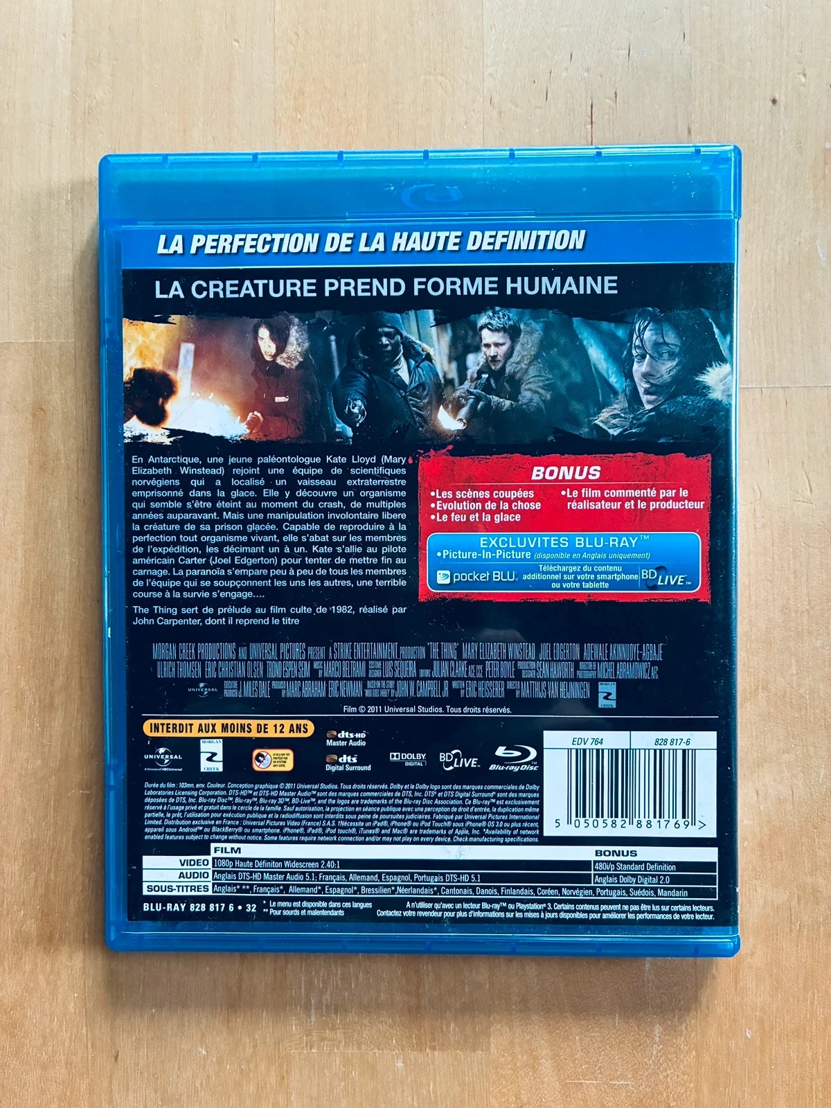 Blu-ray A Coisa prequel 2011. – photo 3